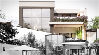 ویلای دوبلکس واقع در ملارد-طراحی ویلا