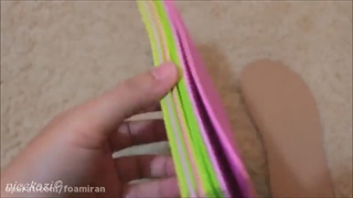 آموزش ساحت دمپایی راحتی با فوم