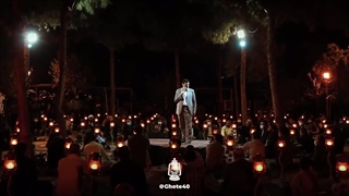 روایتگری قاضی‌زاده هاشمی در گلزار شهدا از نحوه شهادت نیرو‌های یک گردان