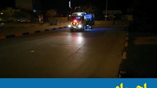 خط کشی خیابان و معابرآذین سازه نیاوران-اصفهان