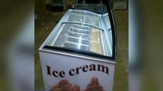 تاپینگ بستنی ۹ و ۱۲ لگن مدل فانتزی صنایع برودتی اونیور