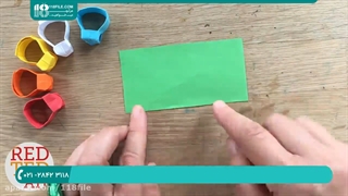 اوریگامی (قسمت ۳) ساخت انگشتر.