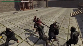 کلنجار بازیباز خارجی با دسته نینجاها - بازی ایرانی واپسین رزم سامورایی