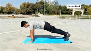 تقویت شکم پهلو با سخت ترین نوع پلانک