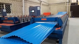 ساخت انواع ماشین آلات تولید ورق شیروانی-پارس رول فرم-09121612740