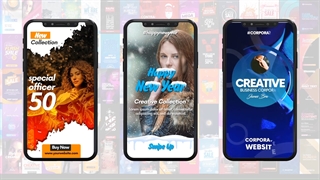 پروژه آماده افترافکت پک استوری های اینستاگرام