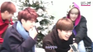 GOT7 Youngjae and his sister laughing