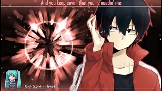 Nightcore - Honest - (Nico Collins) (Lyrics) نایتکور