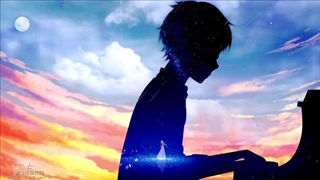 Calm piano , thunder & rain ~ موزیک بی کلام غمگین با صدای آرامش بخش پیانو