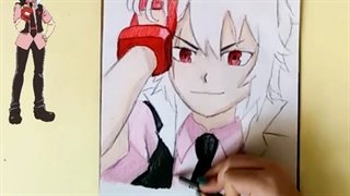 نقاشی شو کرونای از انیمه فرفره های انفجاری کپشن بسیار مهم