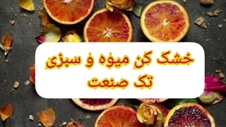 دستگاه خشک کن پرتقال و لیمو