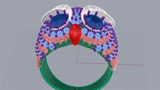 انگشتر طراحی شده