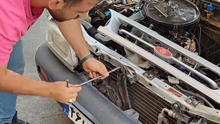 نصب قفل کاپوت پراید