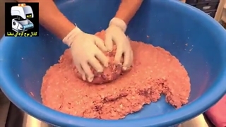 همبرگر دست ساز کره ای - موج کره ای