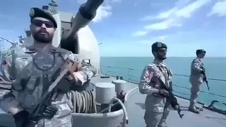 سرود ایران جاودان ایران قهرمان توسط نیروی دریایی ارتش