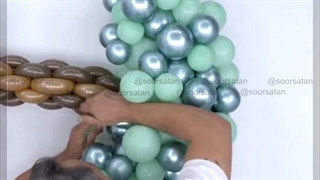 آموزش بادکنک آرایی درخت زندگی