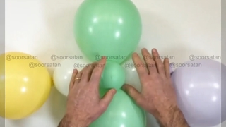 آموزش استند بادکنکی بیبی شاور