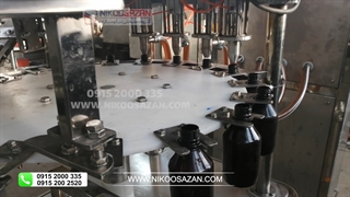 پرکن دربندی مایعات غلیظ و نیمه غلیظ اتومات | روغن | شوینده | خط تولید | ژل آتشزا | روغن زیتون