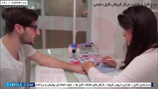 آموزش کاشت ناخن-ساده ترین آموزش کاشت ناخن-آموزش کاشت بیبی بومر ترکیبی