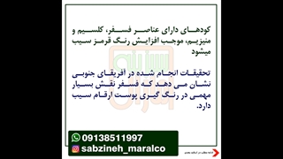 کمک به رنگ میوه_مشاوره واتساپ09138511997_سبزینه مارال یزد