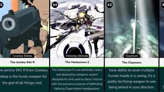 قوی ترین اسلحه های دنیای انیمه