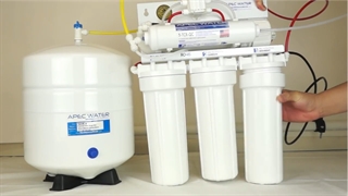 آموزش تعویض فیلتر کارکرده دستگاه تصفیه آب خانگی