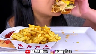 چالش اسمر فود خوردن فست فود با same phan