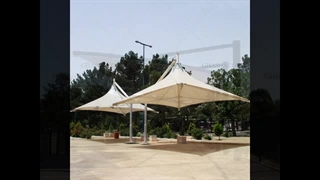 سایبان خودرو های بانک-سقف پارکینگ کارخانه-سایبان پارکینگ هلال احمر09300093935