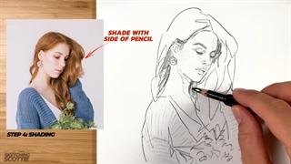 ✅ آموزش اصول طراحی چهره از نیم‌رخ یک دختر