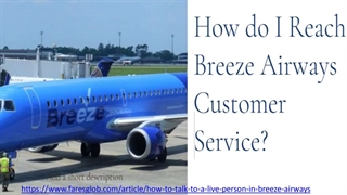 What is breeze airways customer service number?