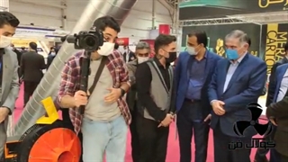 بازدید استاندار محترم وهیات همراه از غرفه شرکت کولاک فن