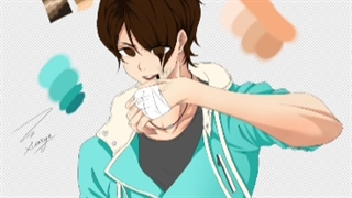 نقاشی دیجیتالی انیمه ای توسط خودم