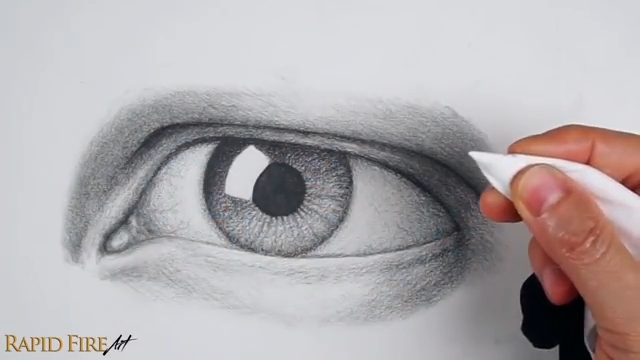 آموزش مراحل طراحی چشم به سبک رئال