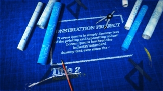 پروژه آماده پریمیر عناوین نقشه راه Blueprint Titles