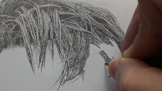 ✅ آموزش طراحی رئال موهای کوتاه مردانه