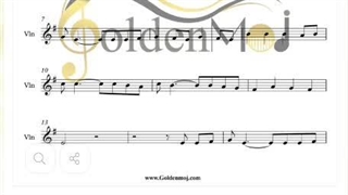 نت های اهنگ بلا چاو با ویلون