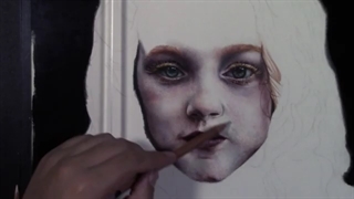 ✅ آموزش نقاشی پرتره دختربچه با مدادرنگی - بخش1