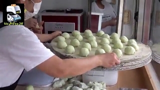 نان بخار پز لوبیا ، غذای خیابانی کره ای - موج کره ای