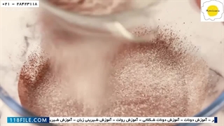 آموزش شیرینی پزی-آموزش شیرینی پزی تصویری- طرز تهیه چیز کیک شکلاتی با آلبالو