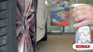 اموزش استفاده از اسپری رینگ شوی سوناکس SONAX Wheel Cleaner full effect