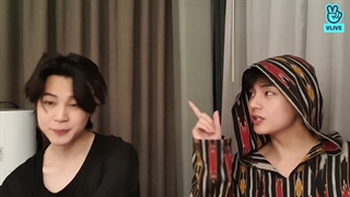 ویلایو تهیونگ و جیمین ( زیرنویس فارسی )( پارت ۱) bts jimin & taehyung vlive