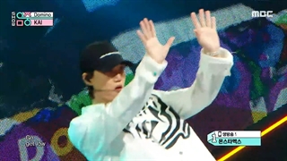 اجرای (domino) کای(اکسو)درThe Music Trend (اینکیگایو) با کیفیت عالی