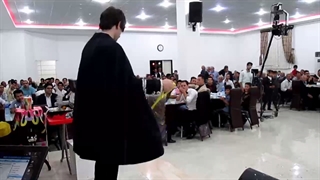 شعبده بازی هیجان انگیز در مجلس عروسی