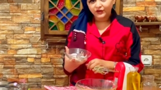 برای اینکه سالاد با نصف کره روغن