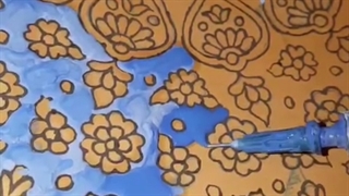 کلاس میناکاری در مرکز توانمندسازی نور
