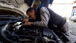 تعویض بلبرینگ چرخ بنز C200 در تعمیرگاه تخصصی وستینال