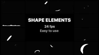 پروژه آماده فاینال کات اشکال کارتونی Flash FX Shape Lines