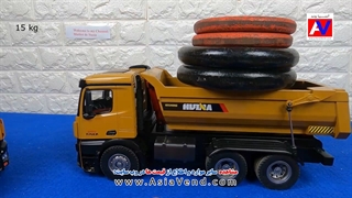 کامیون کنترلی حمل خاک - تست کیفیت و قدرت کمپرسی هوینا اسباب بازی