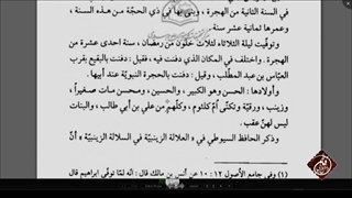 روایات اهل تسنن مبنی بر شهادت حضرت محسن