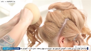 مدل شینیون مو ( شینیون جلوی مو )